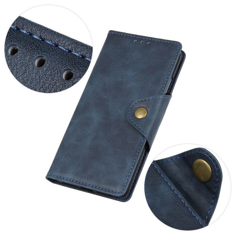 Housse Pour iPhone 13 Mini Simili Cuir Bouton