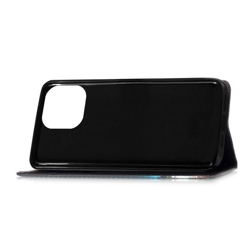 Housse Pour iPhone 13 Mini Tigre De Nuit