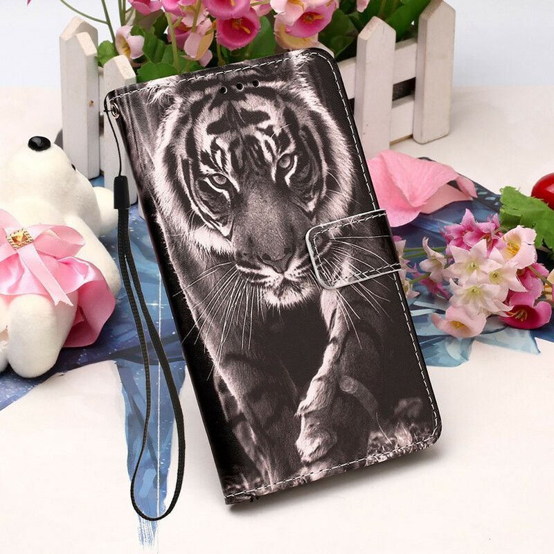 Housse Pour iPhone 13 Mini Tigre De Nuit