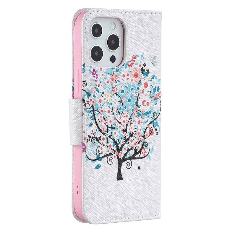 Housse Pour iPhone 13 Pro Max Flowered Tree