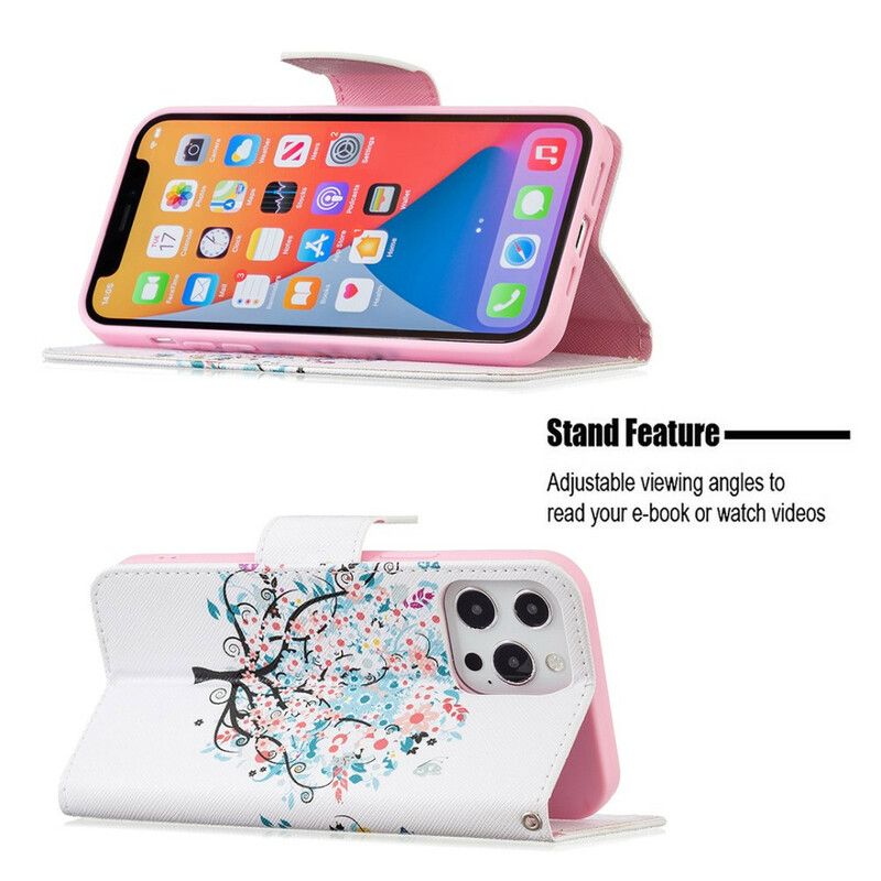 Housse Pour iPhone 13 Pro Max Flowered Tree