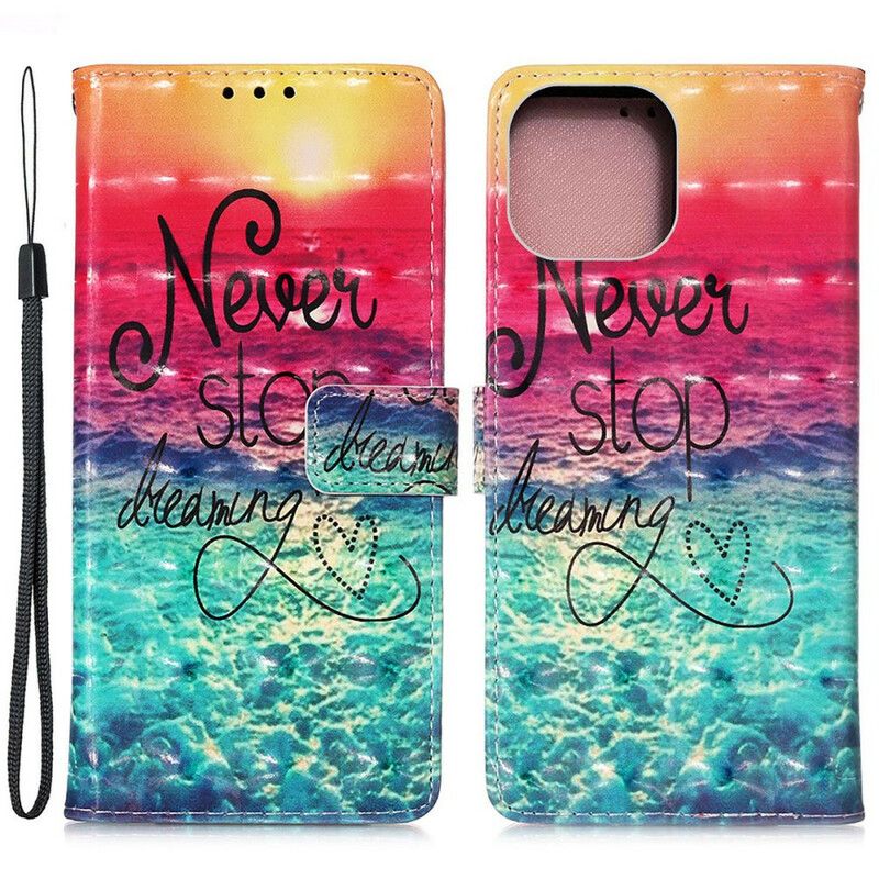 Housse Pour iPhone 13 Pro Never Stop Dreaming