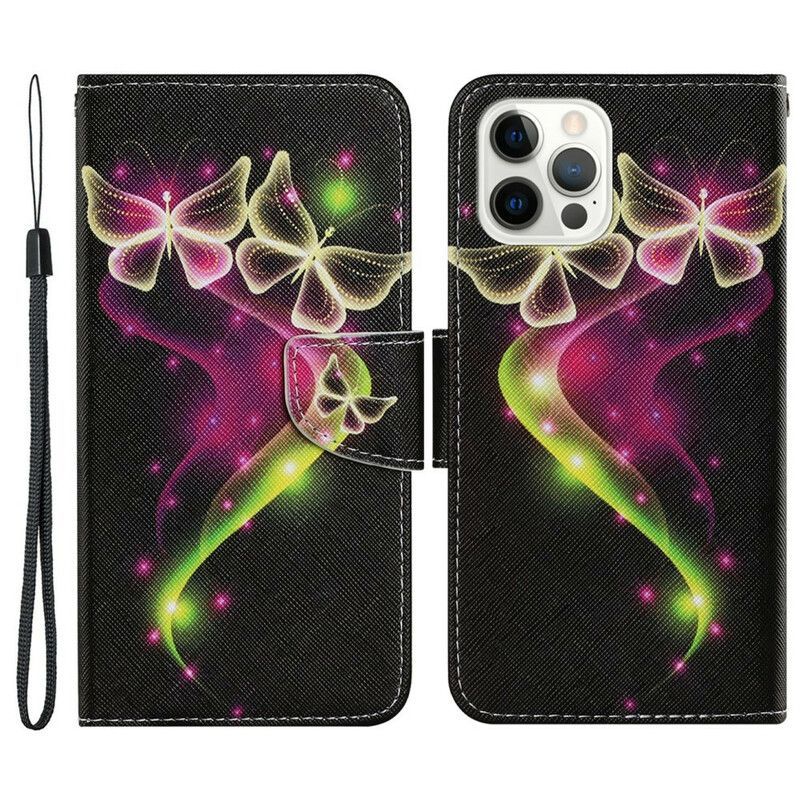 Housse Pour iPhone 13 Pro Papillons Magiques