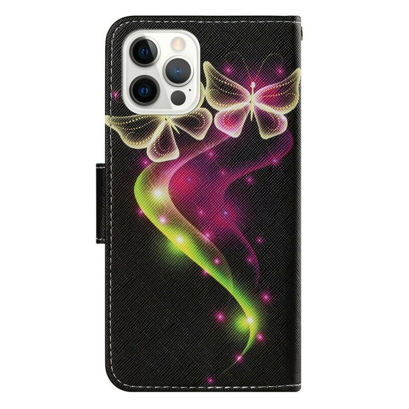 Housse Pour iPhone 13 Pro Papillons Magiques