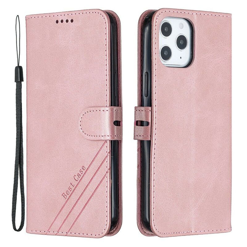 Housse Pour iPhone 13 Pro Simili Cuir Best Case