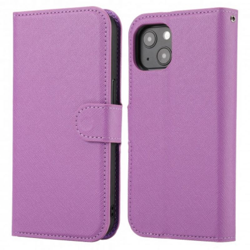 Housse Pour iPhone 13 Texturée Avec Coque Détachable