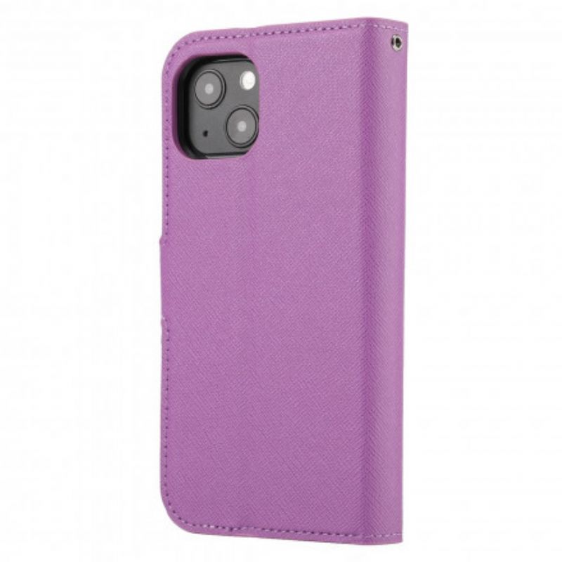 Housse Pour iPhone 13 Texturée Avec Coque Détachable