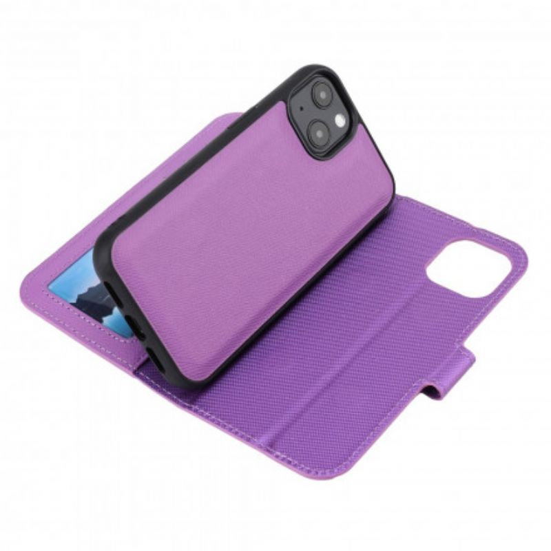 Housse Pour iPhone 13 Texturée Avec Coque Détachable