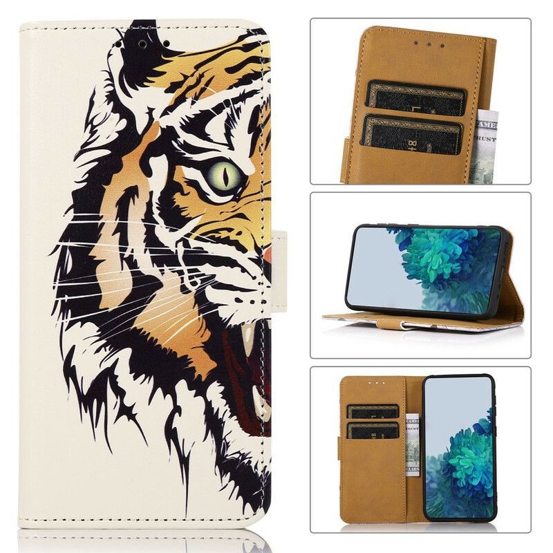 Housse Pour iPhone 13 Tigre Féroce