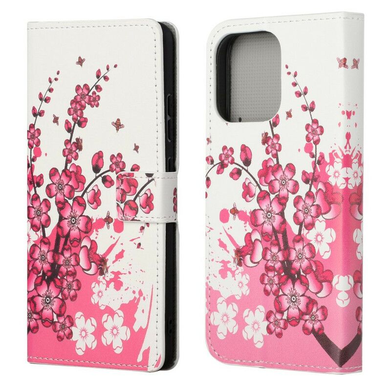 Housse Pour iPhone 13 Tropical Flowers