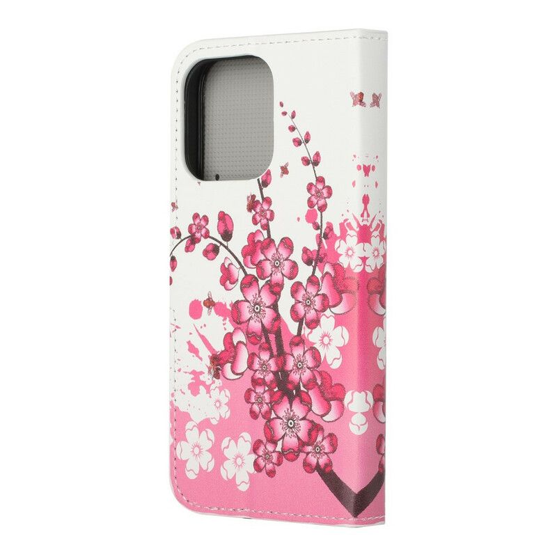Housse Pour iPhone 13 Tropical Flowers