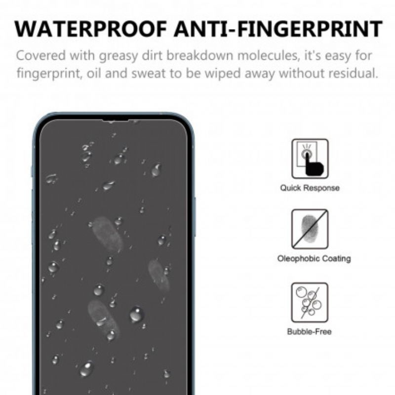 Protection En Verre Trempé (2 Pièces) Pour L’écran Du Coque Pour iPhone 13 Pro Max