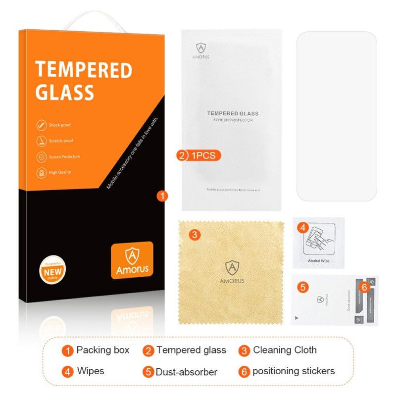 Protection en Verre Trempé pour Écran iPhone 17 Pro Max