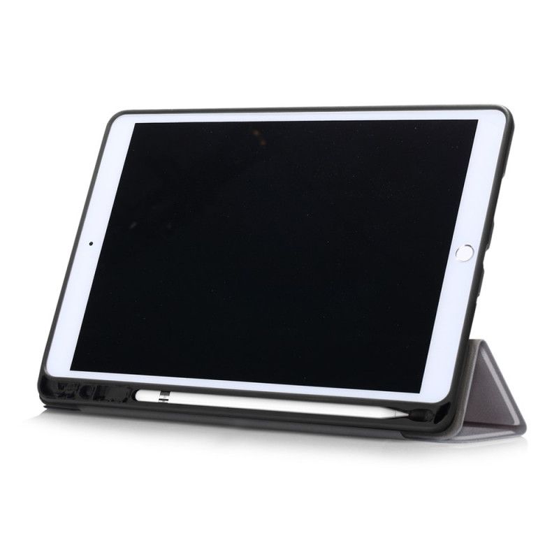 Smart Case iPad 10.2" (2019) Simili Cuir Avec Porte-crayon