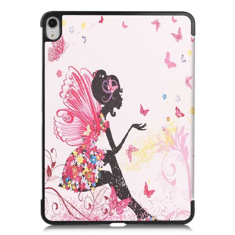 Smart Case iPad 10.5" (2020) Simili Cuir Fée Florale