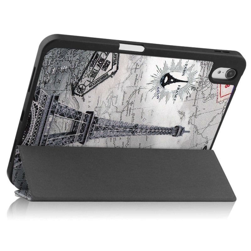 Smart Case iPad 10.9'' (2022) Porte-Stylet Tour Eiffel