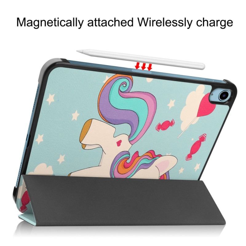 Smart Case iPad 10.9'' (2022) Renforcée Licorne