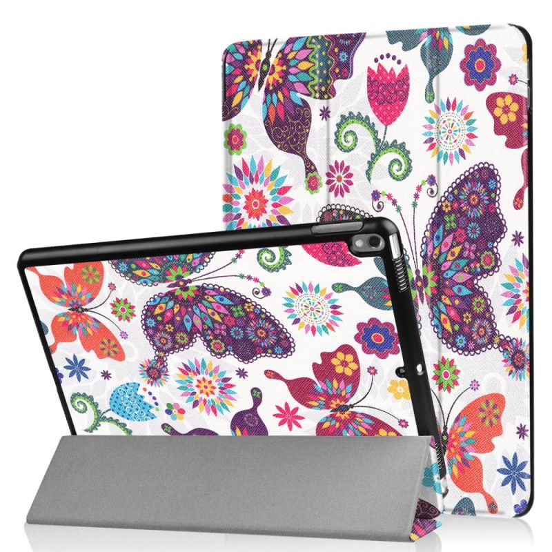 Smart Case iPad Air 10.5" (2019) / iPad Pro 10.5 Pouces Renforcée Papillons Et Fleurs