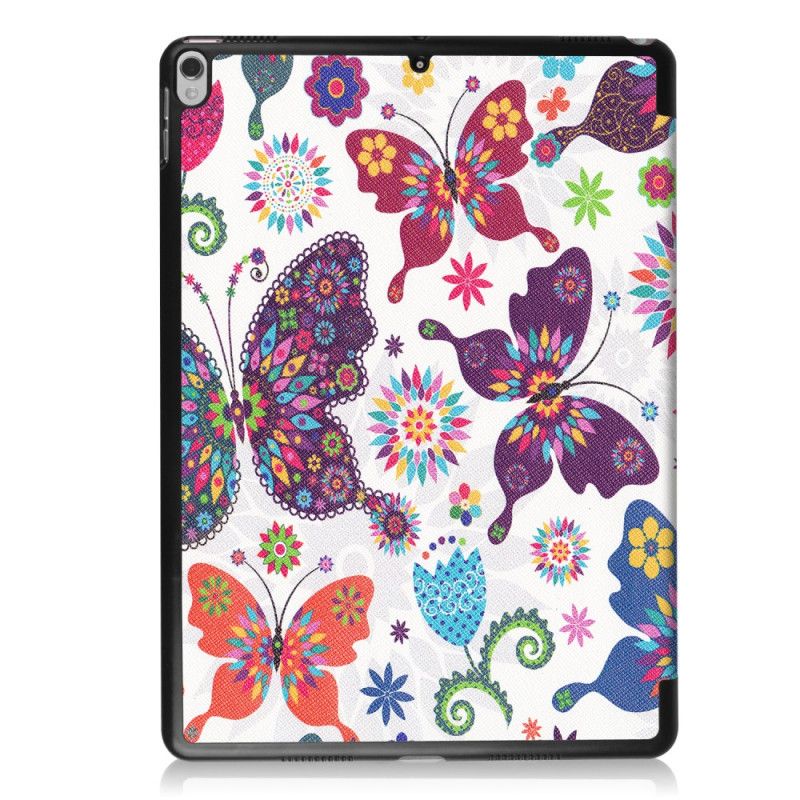 Smart Case iPad Air 10.5" (2019) / iPad Pro 10.5 Pouces Renforcée Papillons Et Fleurs