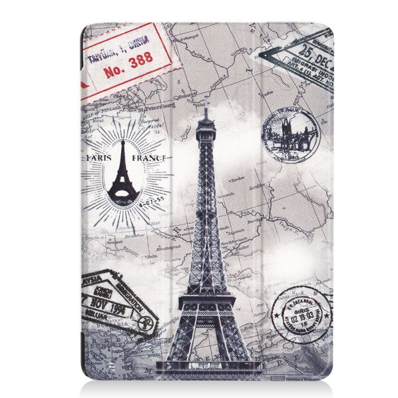 Smart Case iPad Air 10.5" (2019) / iPad Pro 10.5 Pouces Renforcée Tour Eiffel Rétro