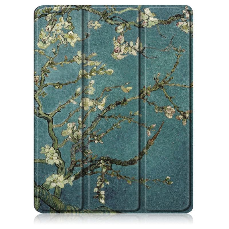 Smart Case iPad Air 10.9" (2020) Branches Fleuries Avec Porte-stylet