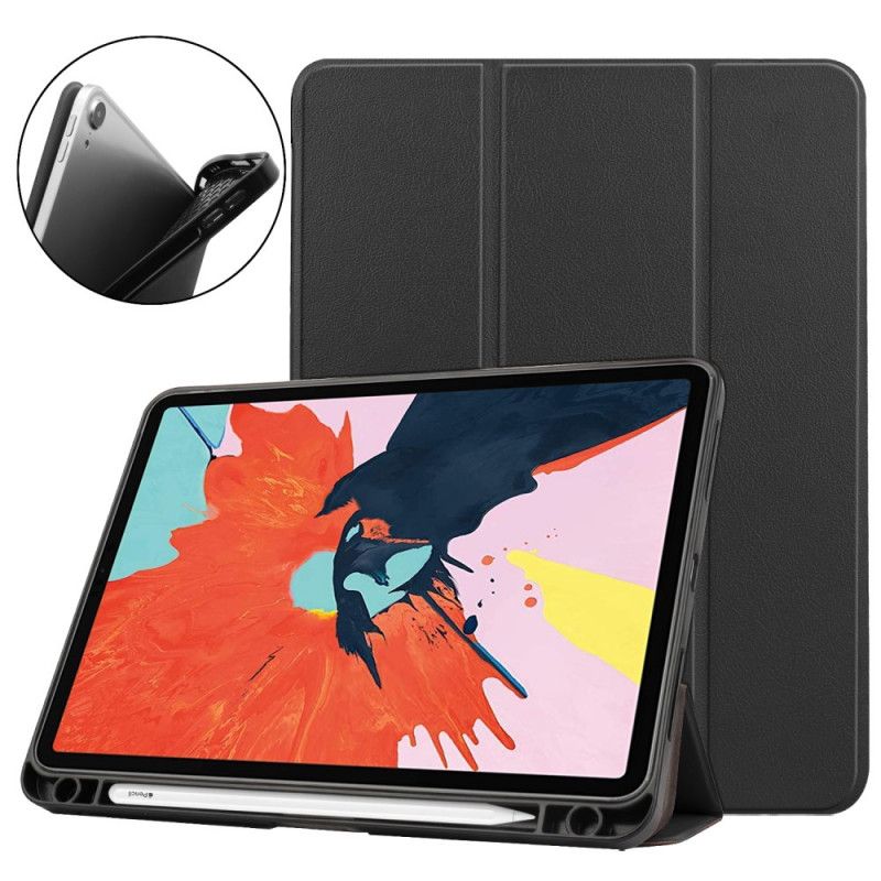 Smart Case iPad Air 10.9" (2020) Style Cuir Litchi Porte-stylet