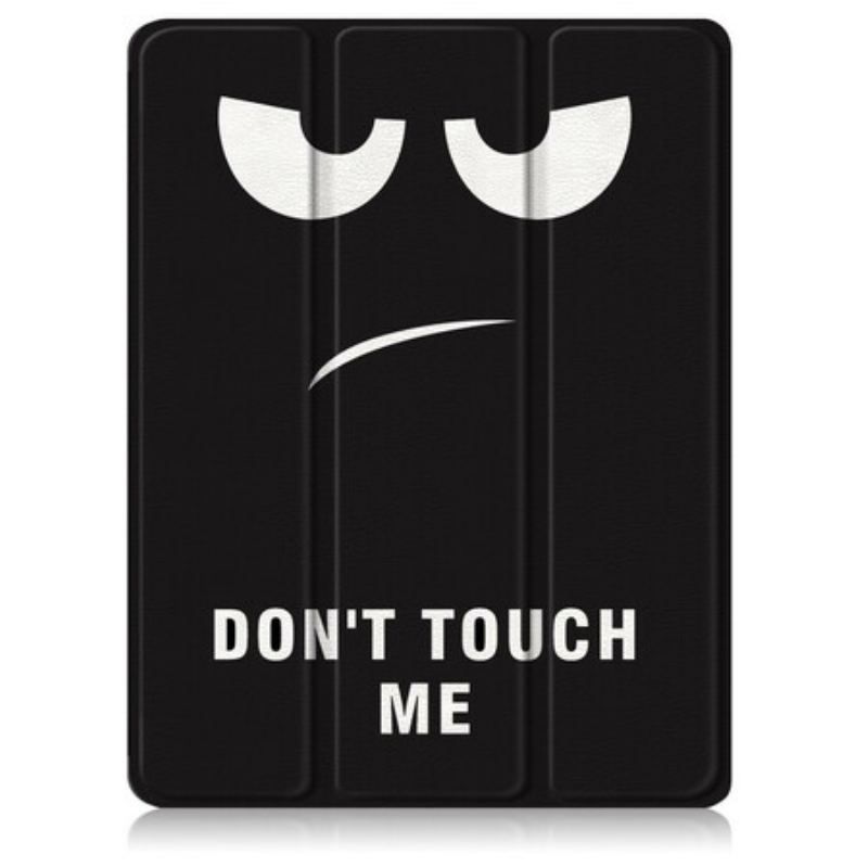 Smart Case iPad Air (2022) (2020) Don't Touch Me avec Porte-Stylet