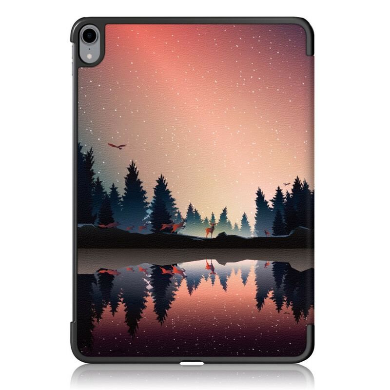 Smart Case iPad Air (2022) (2020) Hiboux Fun Forêt