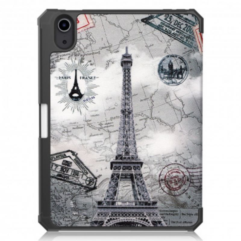 Smart Case iPad Mini 6 (2021) Porte-Stylet Tour Eiffel