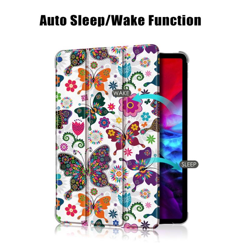 Smart Case iPad Pro 12.9" (2020) / (2018) Papillons Multicolores