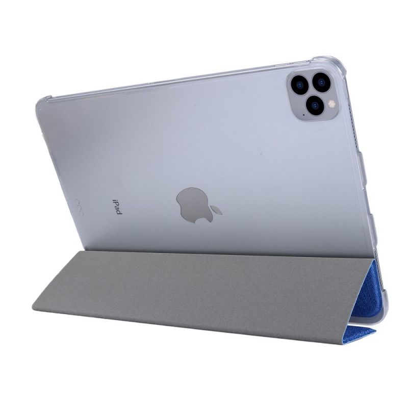 Smart Case iPad Pro 12.9" (2020) Simili Cuir Texture Soie