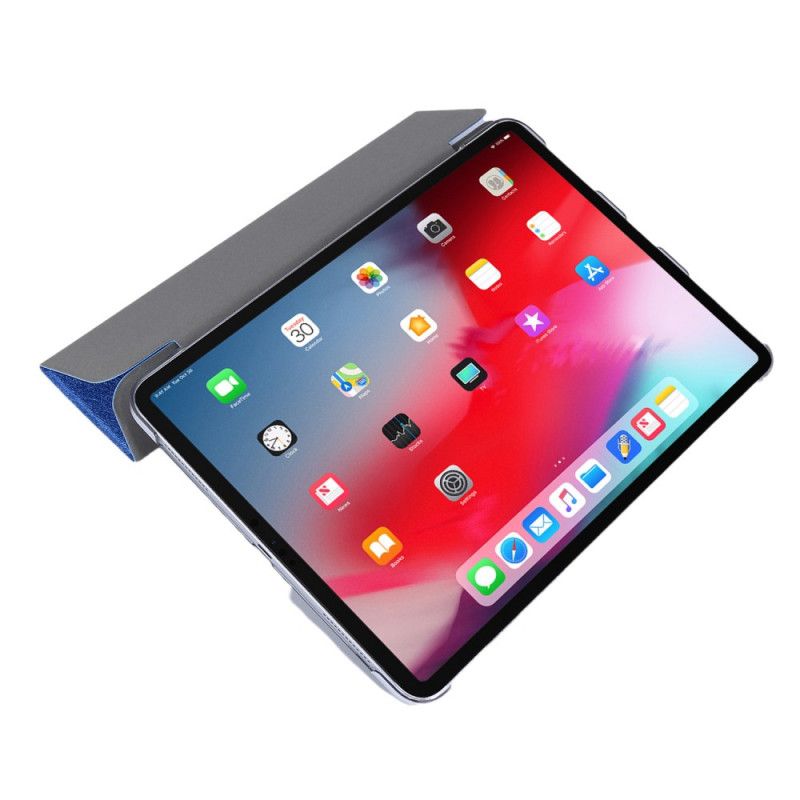 Smart Case iPad Pro 12.9" (2020) Simili Cuir Texture Soie