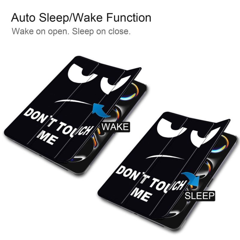 Smart Case iPad Pro 13 (2025) / 13 (2024) Don't Touch Me