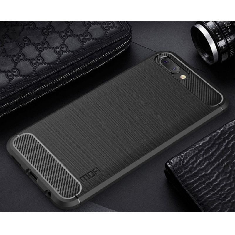 Coque Honor 10 Fibre Carbone Brossée Mofi