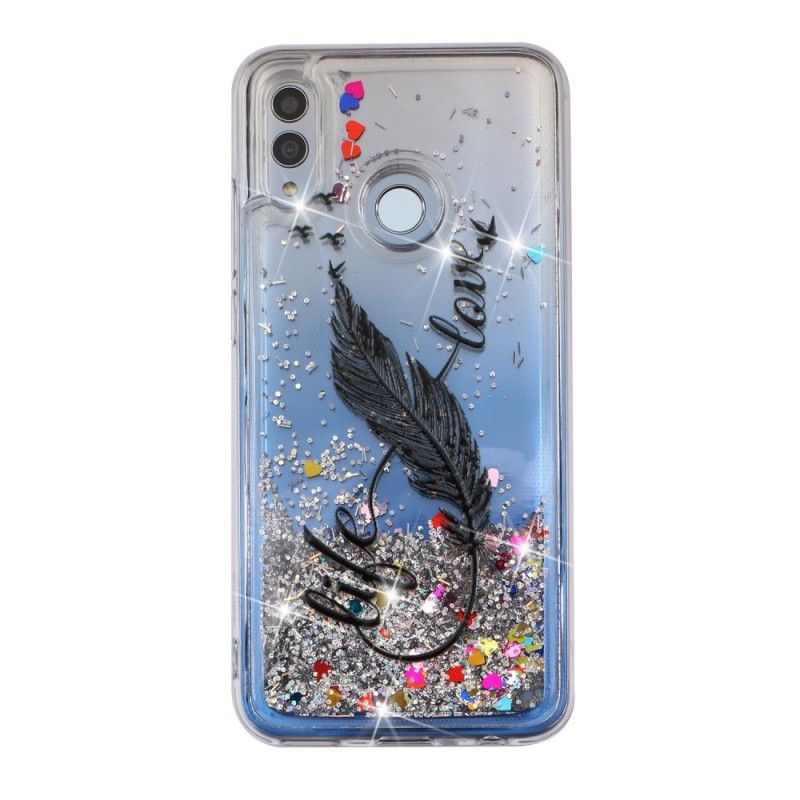 Coque Honor 10 Lite / Huawei P Smart 2019 Life & Love Paillettes