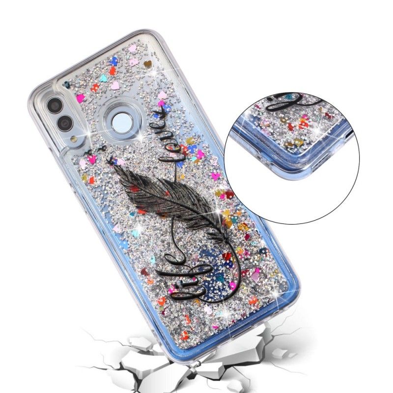 Coque Honor 10 Lite / Huawei P Smart 2019 Life & Love Paillettes