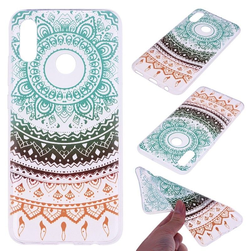 Coque Honor 10 Lite / Huawei P Smart 2019 Mandala Soleil Coloré