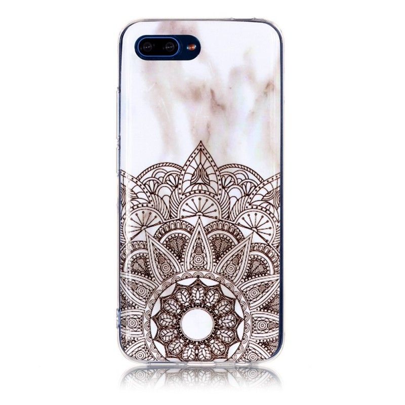 Coque Honor 10 Mandala Marbré