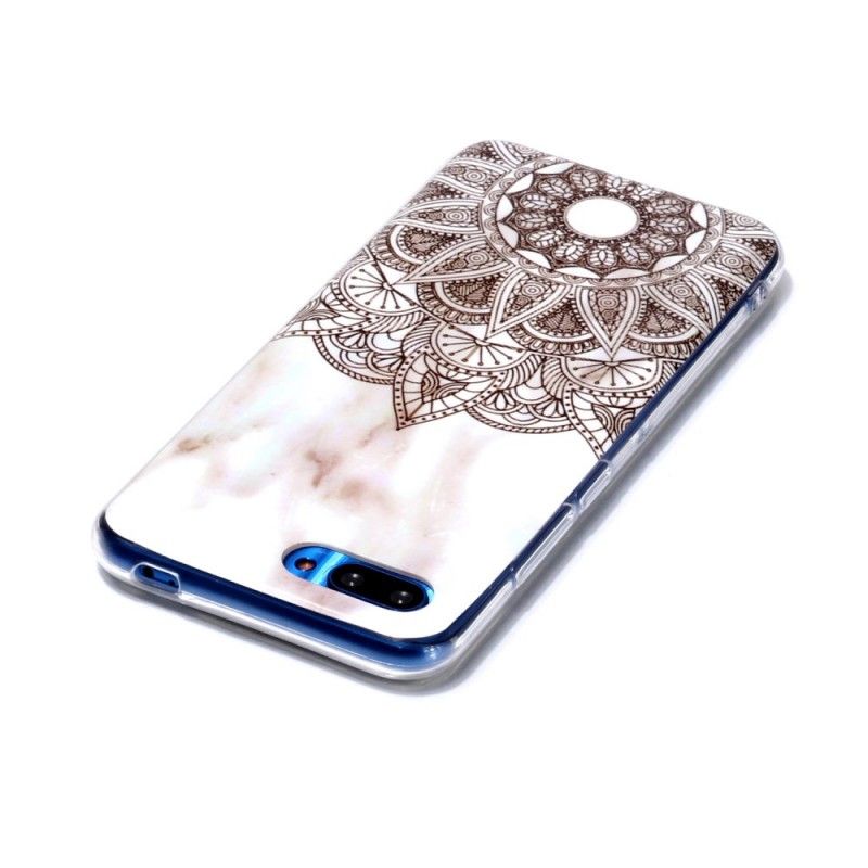 Coque Honor 10 Mandala Marbré