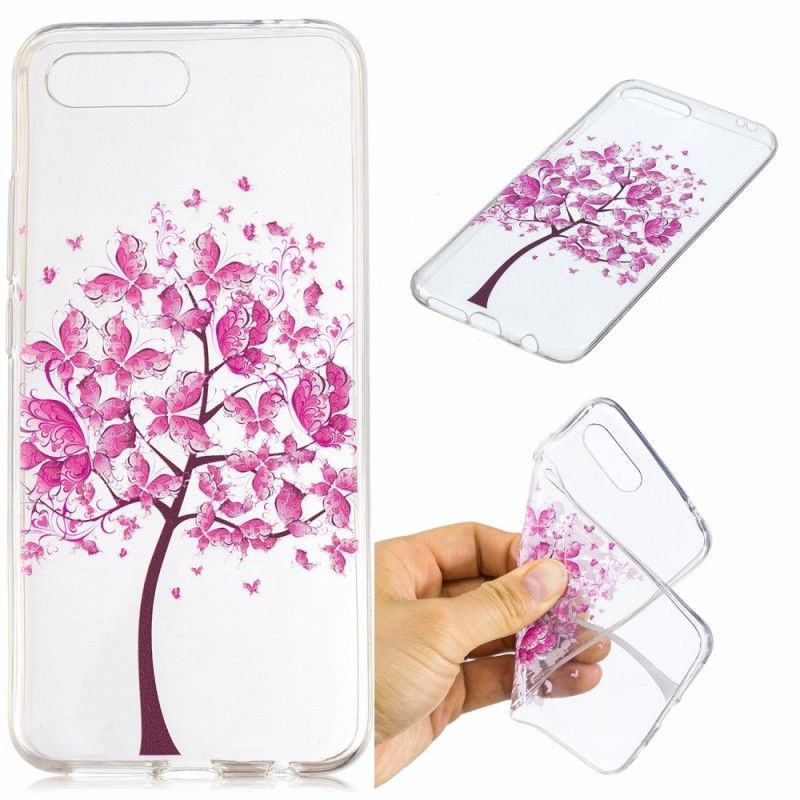 Coque Honor 10 Transparente Arbre À Papillons