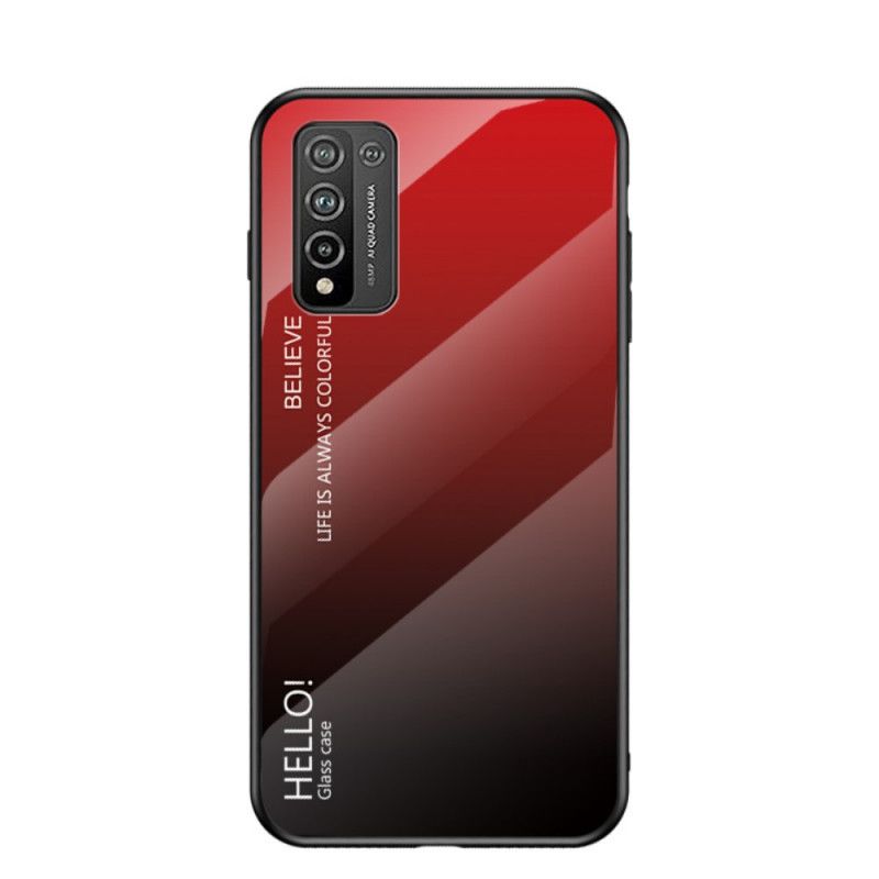 Coque Honor 10x Lite Verre Trempé Hello