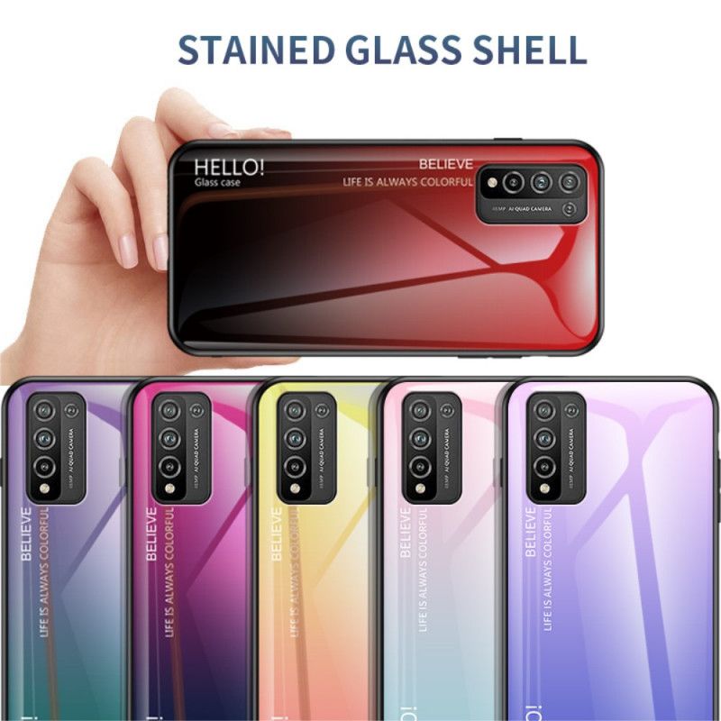 Coque Honor 10x Lite Verre Trempé Hello