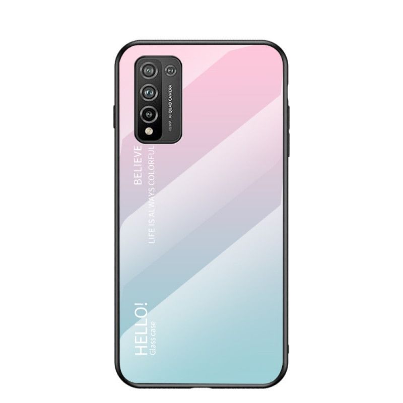 Coque Honor 10x Lite Verre Trempé Hello