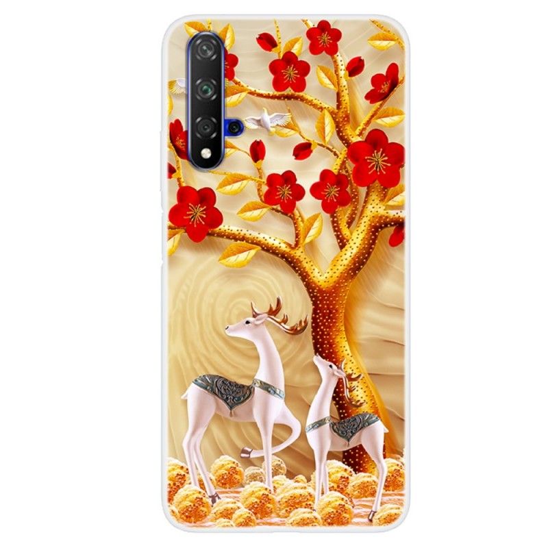 Coque Honor 20 Arbre Doré