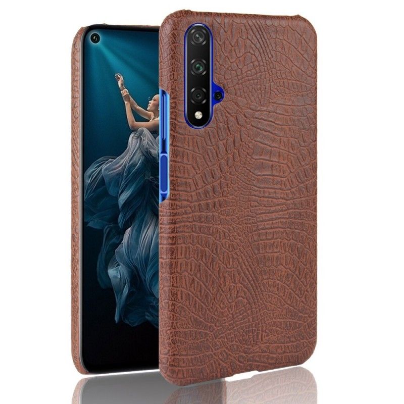 Coque Honor 20 Effet Peau De Crocodile