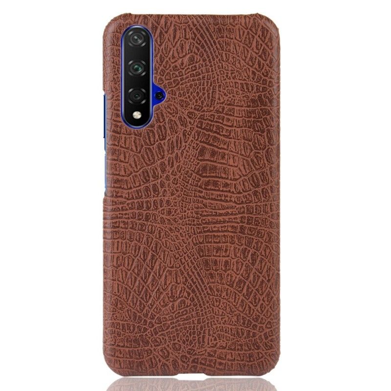 Coque Honor 20 Effet Peau De Crocodile