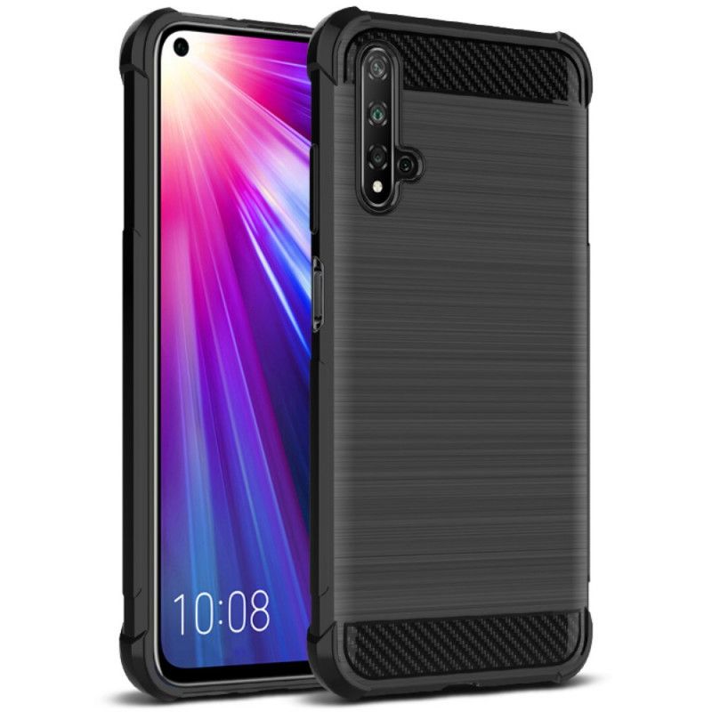 Coque Honor 20 Fibre Carbone Brossée Imak