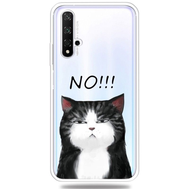 Coque Honor 20 Le Chat Qui Dit Non