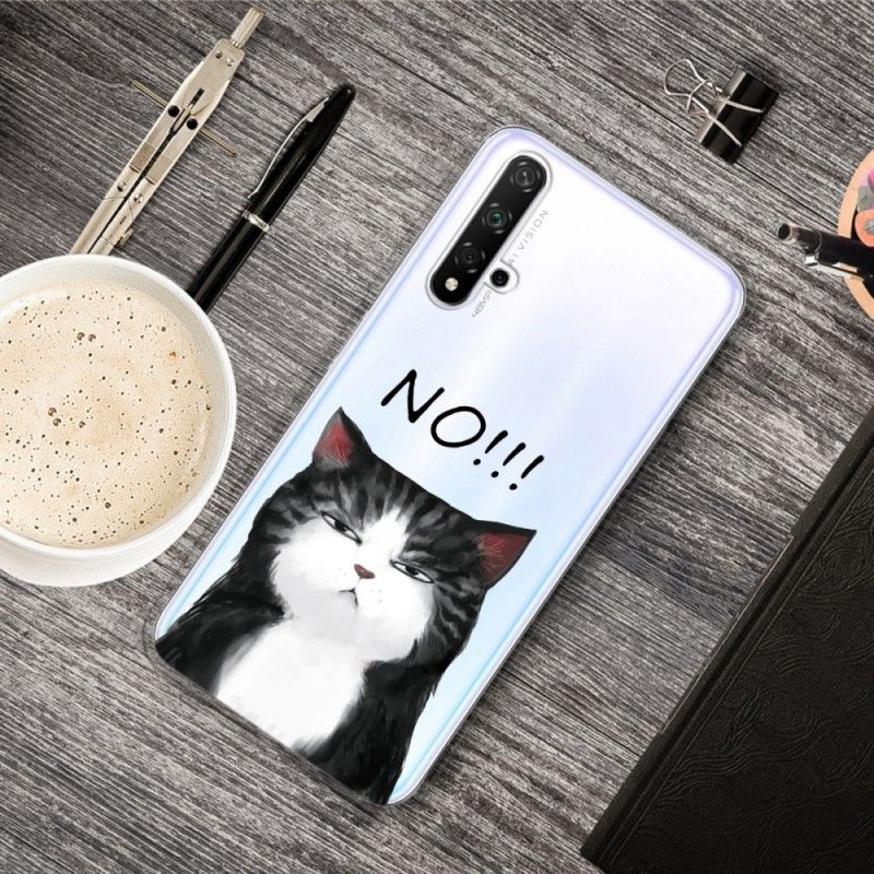 Coque Honor 20 Le Chat Qui Dit Non