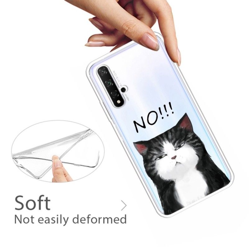 Coque Honor 20 Le Chat Qui Dit Non